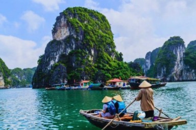 Halong Bay - Tien Ong Cave - Cua Van Fishing Village (B, L, D)